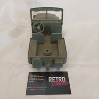 Vintage Toy Green Army Jeep