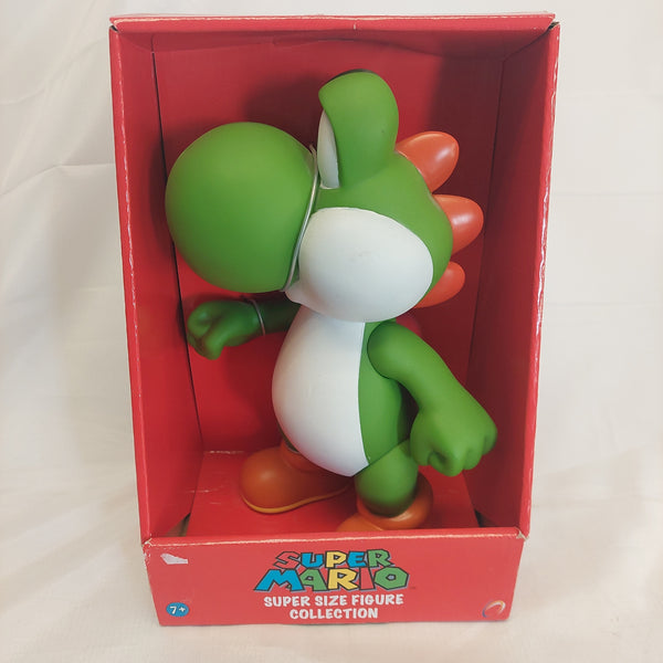 Super Mario Super Size Figure Collection Green Yoshi 9" Figure