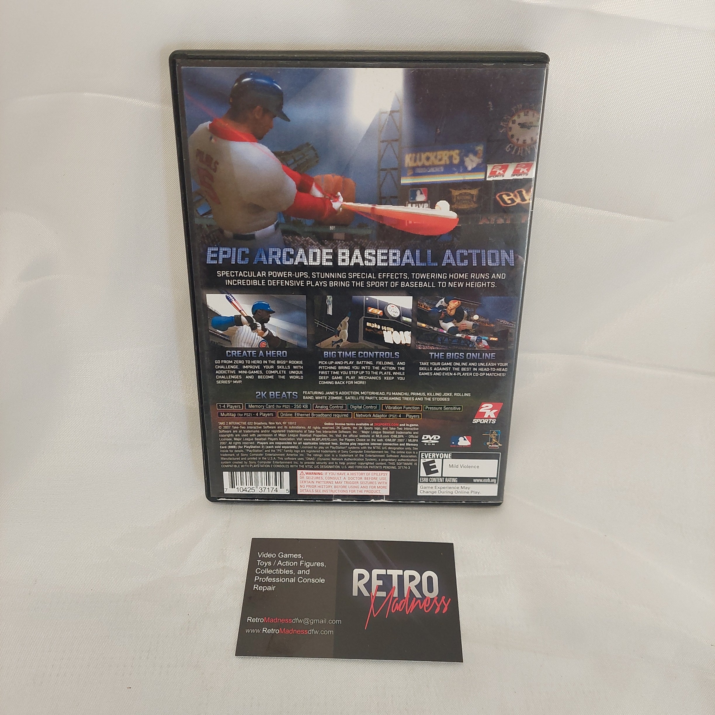 PS2 The Bigs Video Game 2K Sports