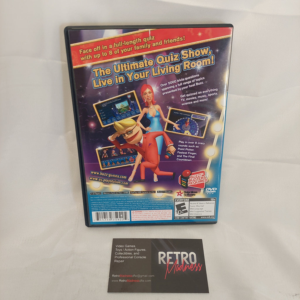 PS2 Buzz! The Mega Quiz Game