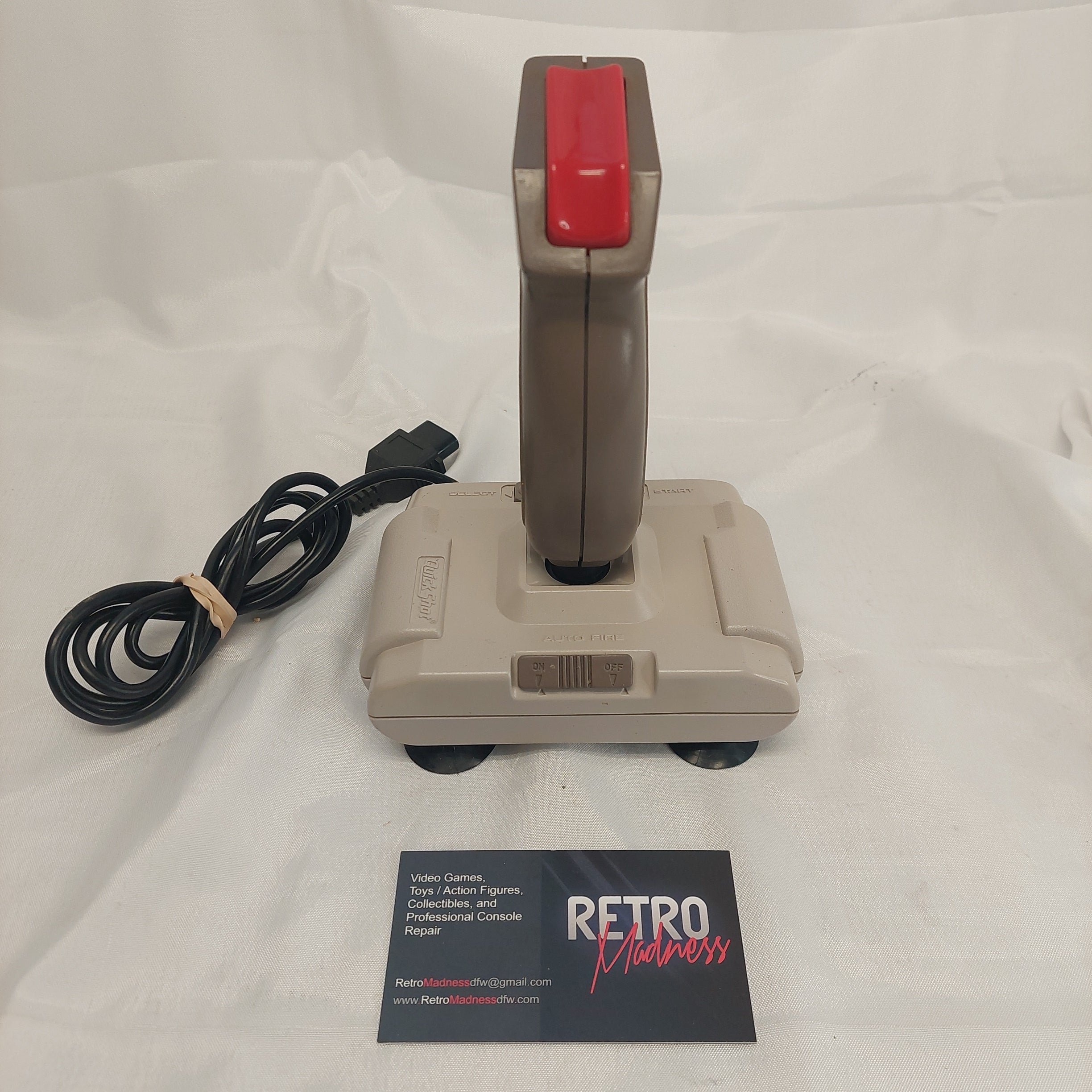 Quick Shot XII Deluxe Joystick Controller with Box for Nintendo NES Tested