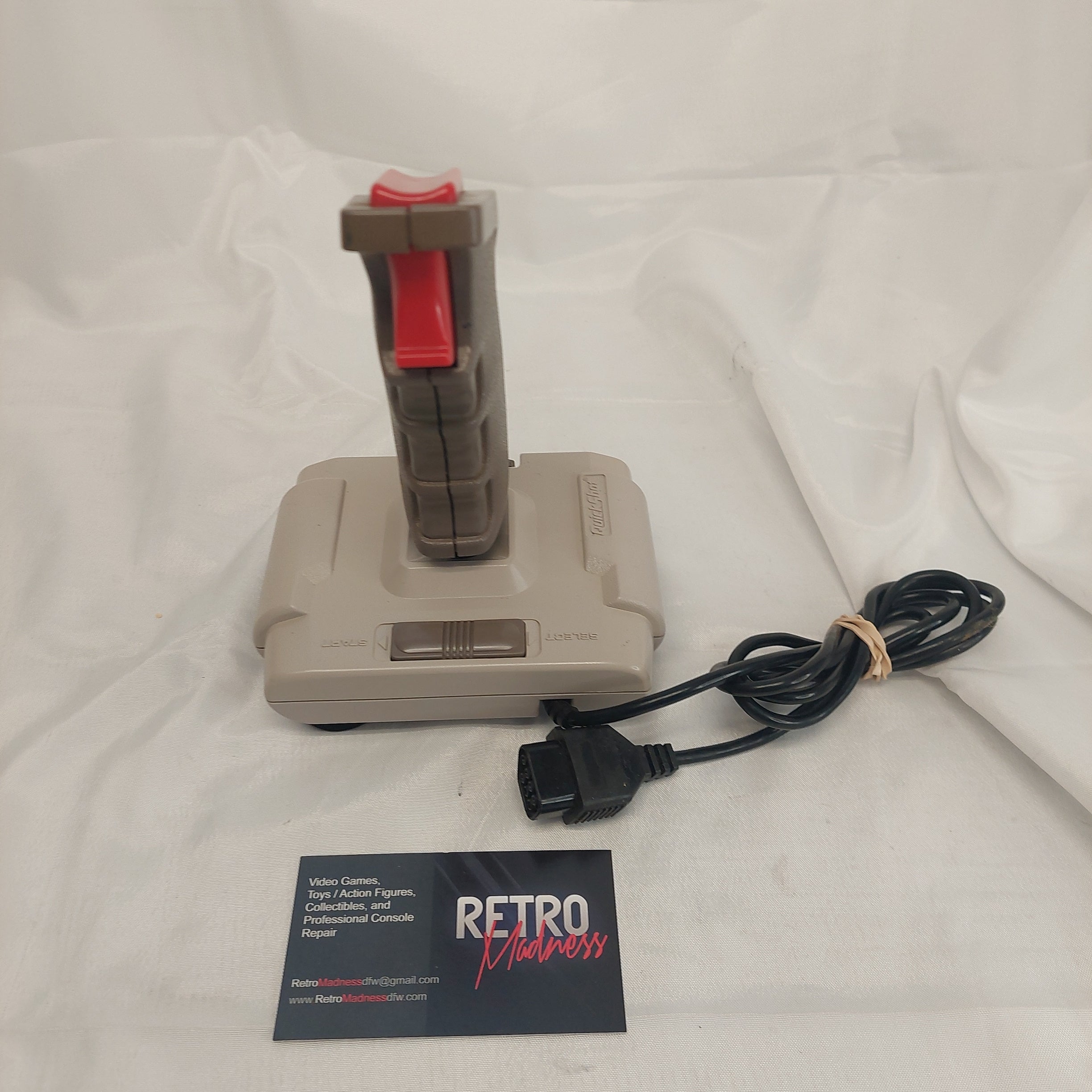 Quick Shot XII Deluxe Joystick Controller with Box for Nintendo NES Tested