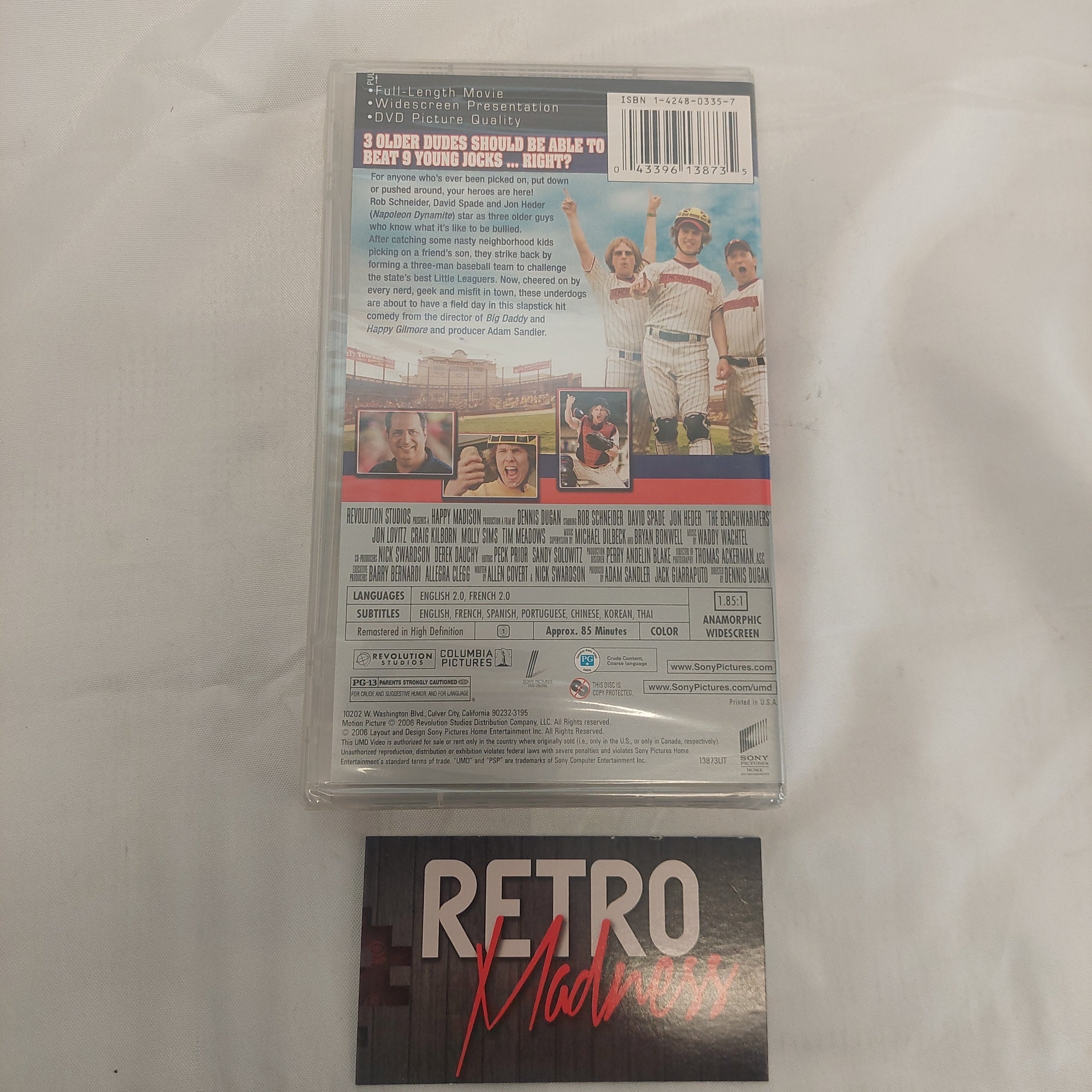 PSP Benchwarmers Movie UMD Video