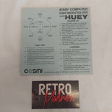 Super Huey Computer Program Diskette Atari XL/XE and Manual Untested