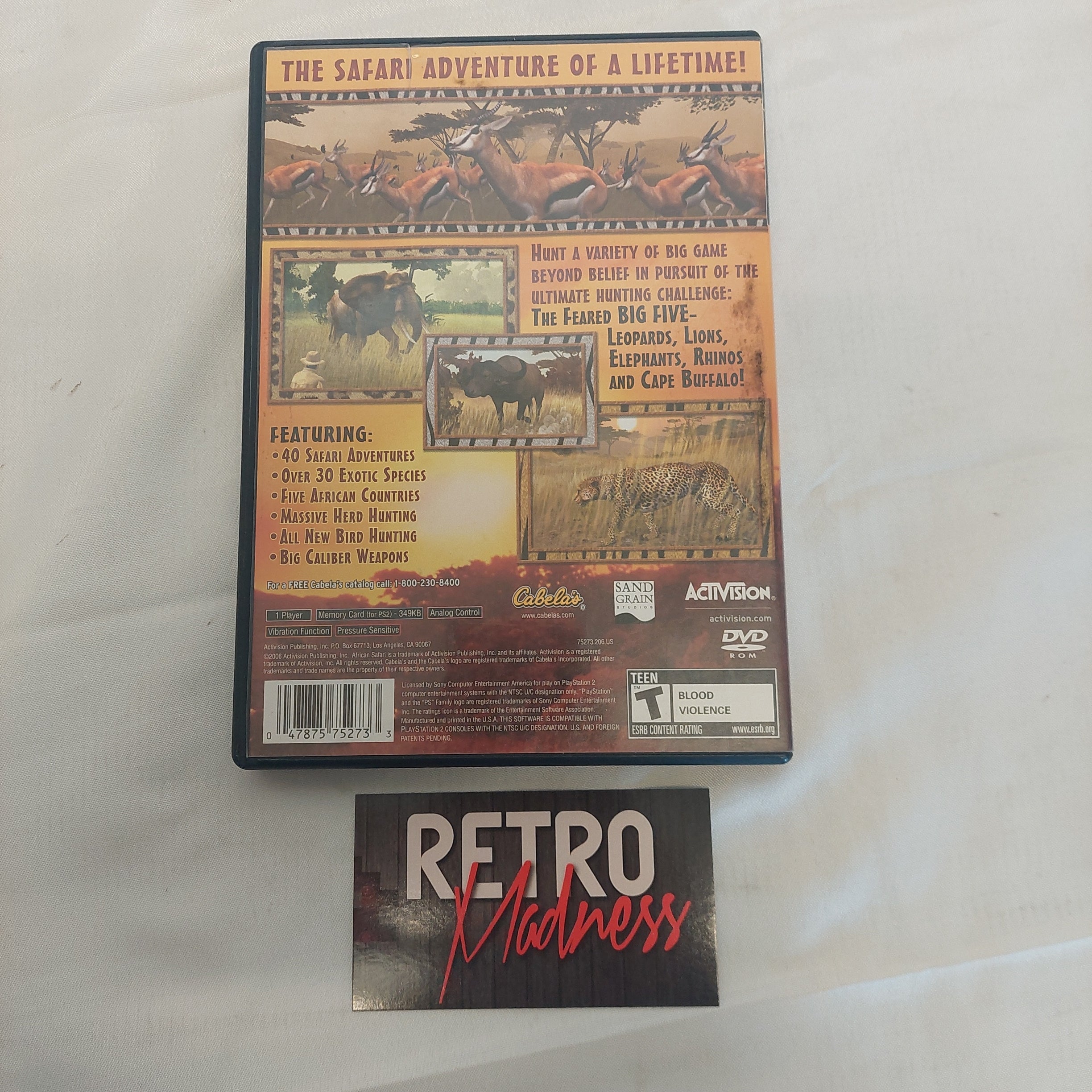 PlayStation 2 PS2 Cabela's African Safari