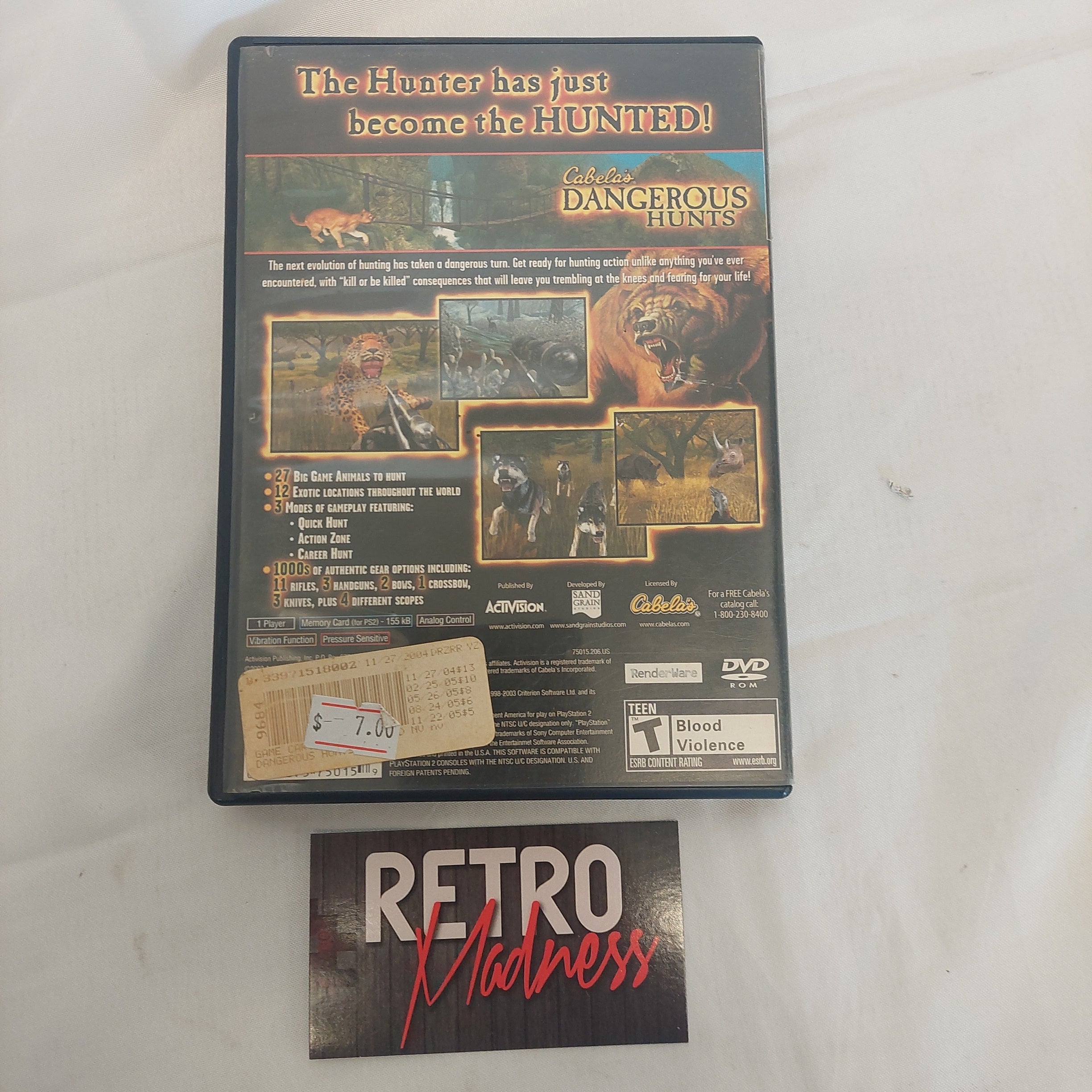 PlayStation 2 PS2 Cabela's Dangerous Hunts