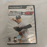 PlayStation 2 PS2 Major League Baseball 2K7