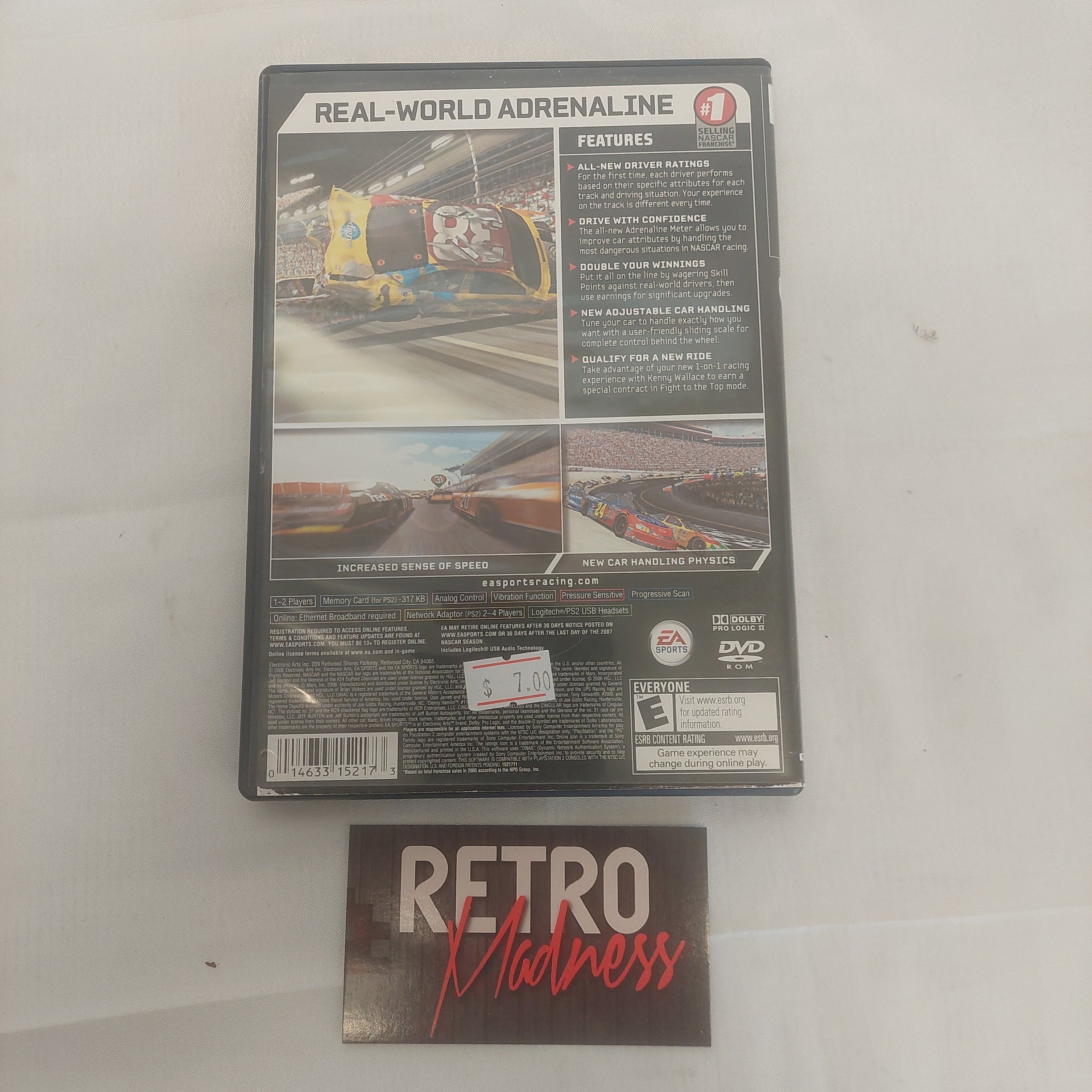 PlayStation 2 PS2 EA Sports NASCAR 07