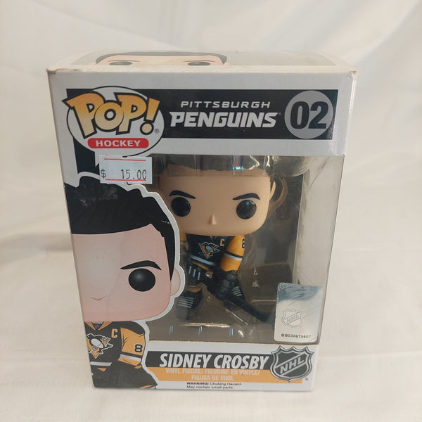 Funko Pop Pittsburgh Penguins Sidney Crosby 02 Vinyl Figure