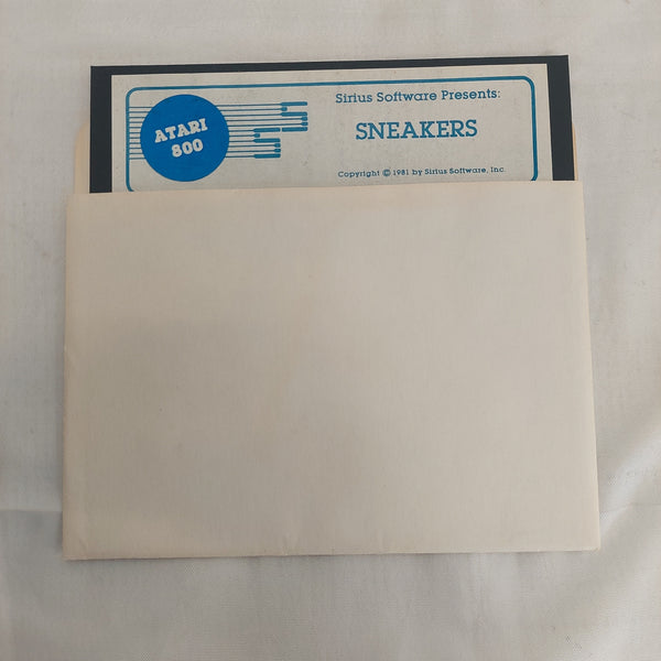 Vintage Sirius Software Sneakers Game Disk Atari 800 Untested