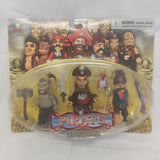Mez-itz Pirate 3-Pack Po Gye, Captain Garrot and Fish-Eye Jim Figures