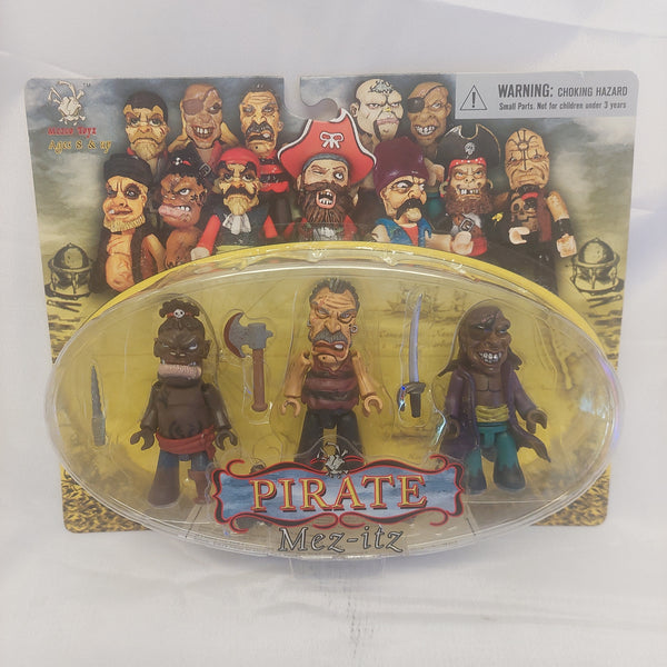 Mez-itz Pirate 3-Pack Zugbinnie, Petey Stripes and Willy One-Eye Figures