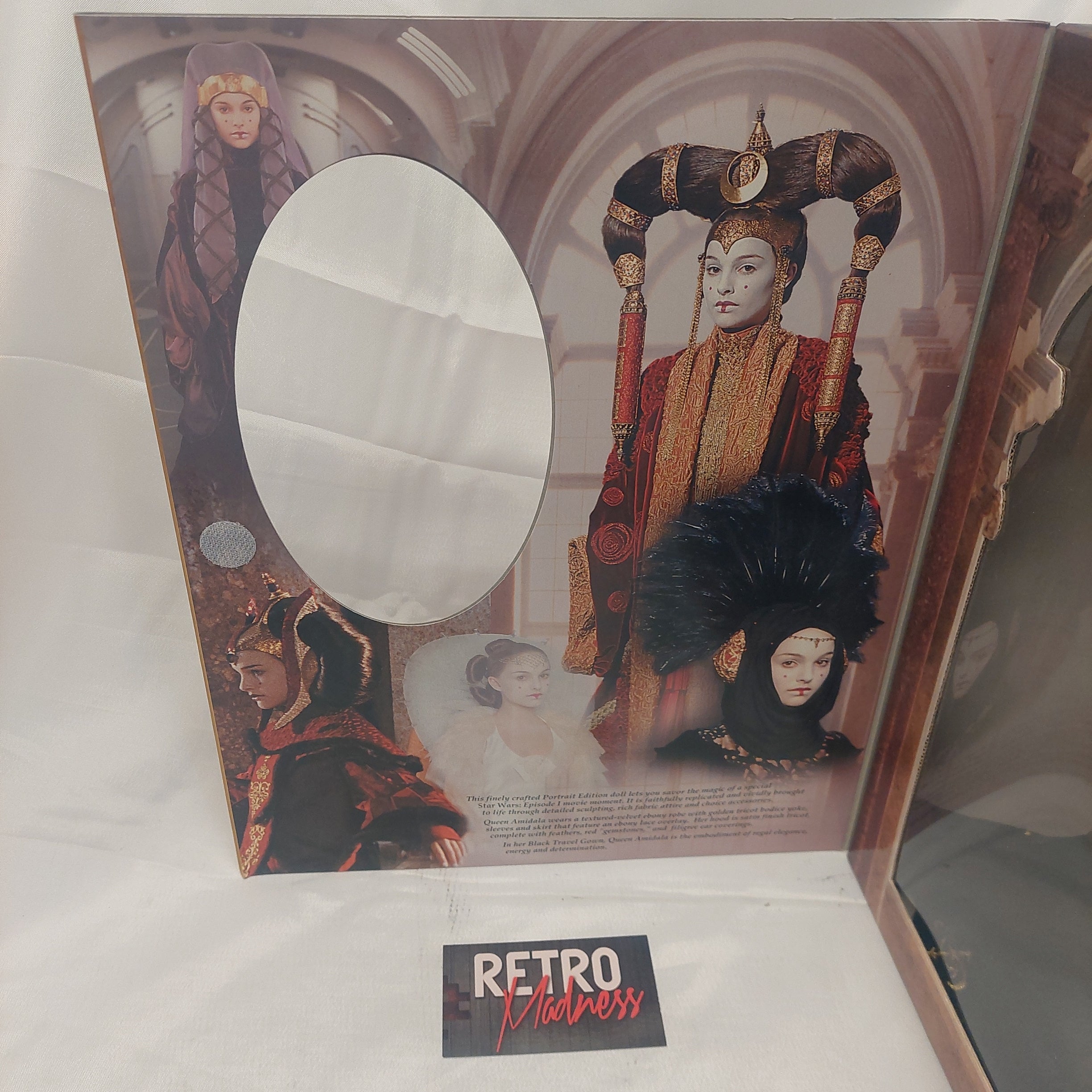 Star Wars Episode I Queen Amidala Black Travel Gown 1999 Portrait Edition
