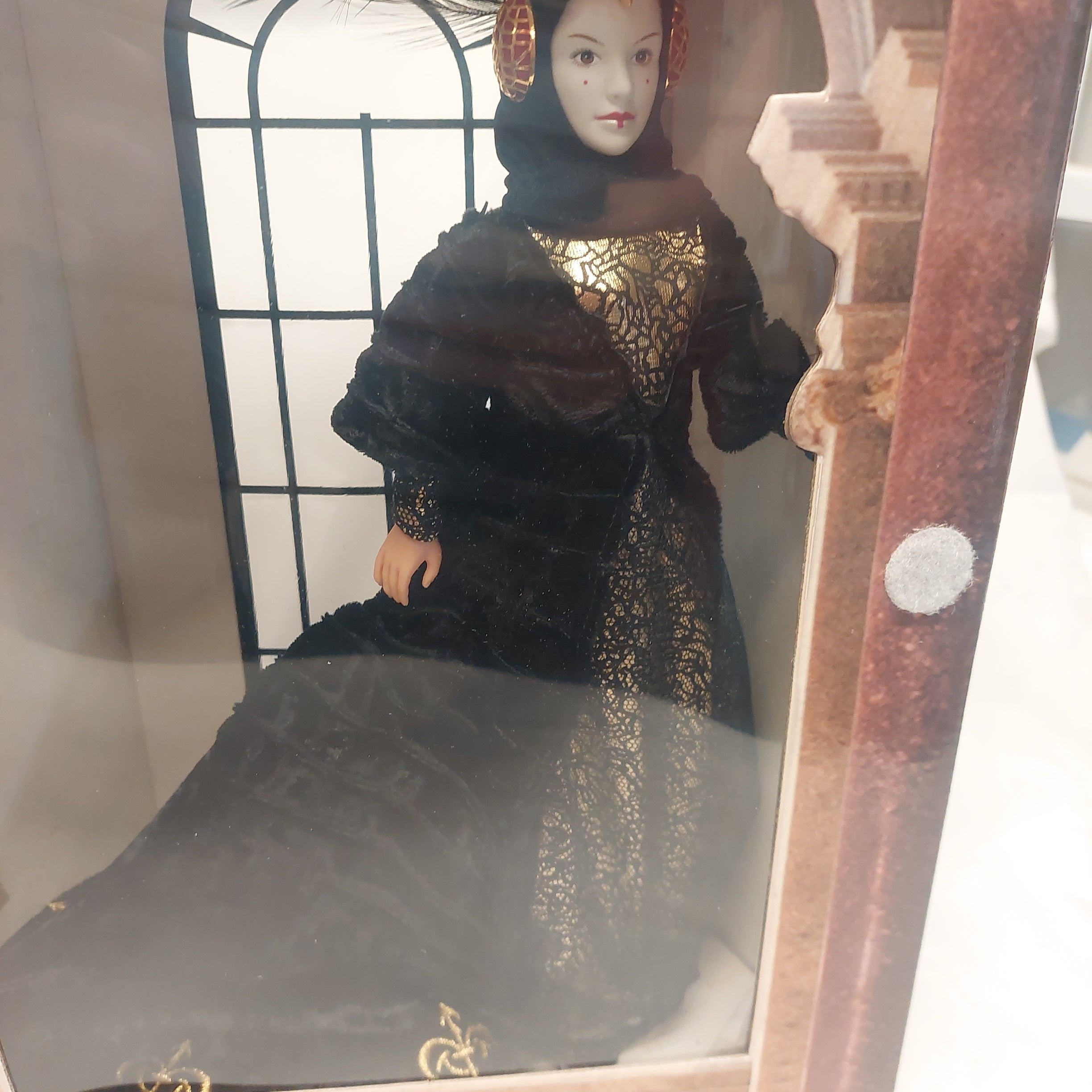 Star Wars Episode I Queen Amidala Black Travel Gown 1999 Portrait Edition