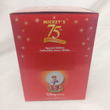 Disney Store Exclusive Mickey's 75th Anniversary Snow Globe