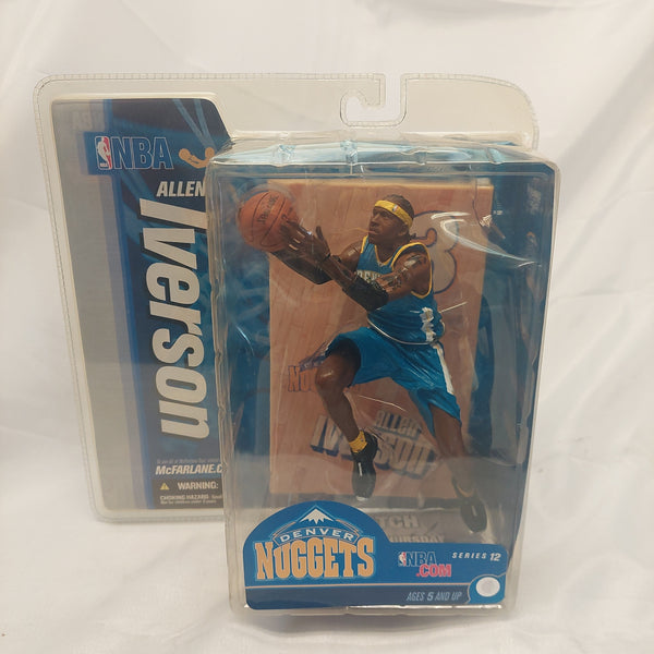 NBA Denver Nuggets Allen Iverson Figure Series 12