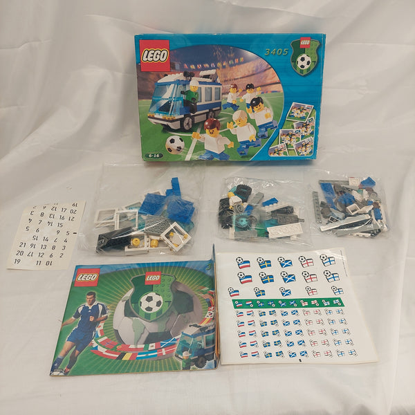 LEGO Sports Soccer Blue Team Bus 3405