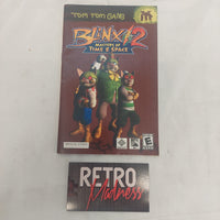 Xbox Blinx 2 Masters of Time and Space Manual Only