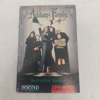 Super Nintendo SNES The Addams Family Manual Only