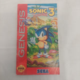 Sega Genesis Sonic the Hedgehog 3 Manual ONLY