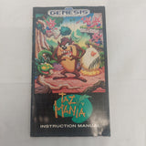 Sega Genesis Taz Mania Manual ONLY