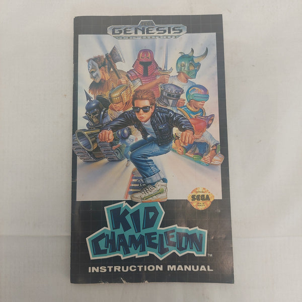 Sega Genesis Kid Chameleon Manual ONLY