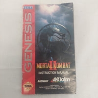 Sega Genesis Mortal Kombat II Manual ONLY