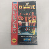 Sega Genesis WWF Royal Rumble Manual ONLY