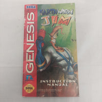 Sega Genesis Earthworm Jim Manual ONLY