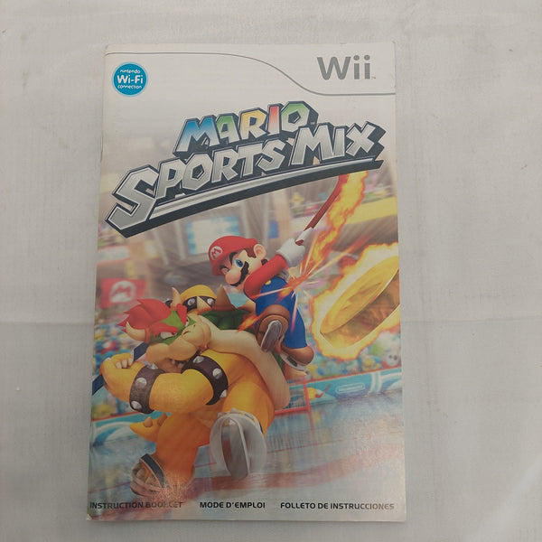 Nintendo Wii Mario Sports Mix Manual ONLY