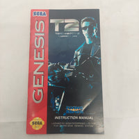 Sega Genesis T2 Terminator 2 Judgment Day Manual ONLY