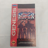 Sega Genesis Super Street Fighter II Manual ONLY