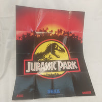 Vintage Sega Welcome to the Next Level Jurassic Poster Insert