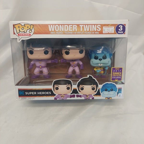 Funko Pop Wonder Twins 3-Pack DC Super Heroes