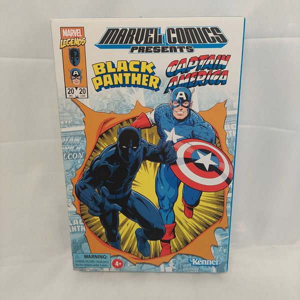 Marvel Comics Presents Black Panther and Captain America Figures 2-Pack
