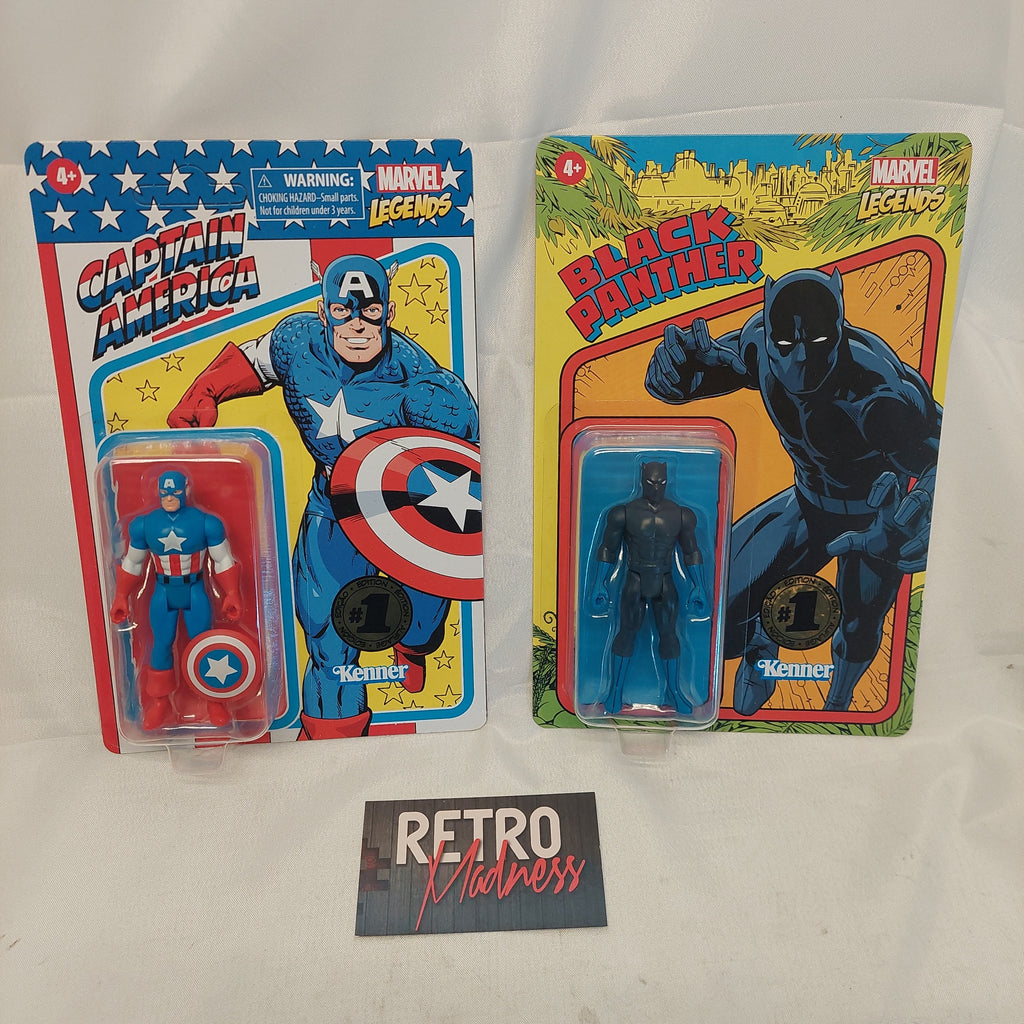 Marvel Comics Presents Black Panther and Captain America Figures 2-Pack