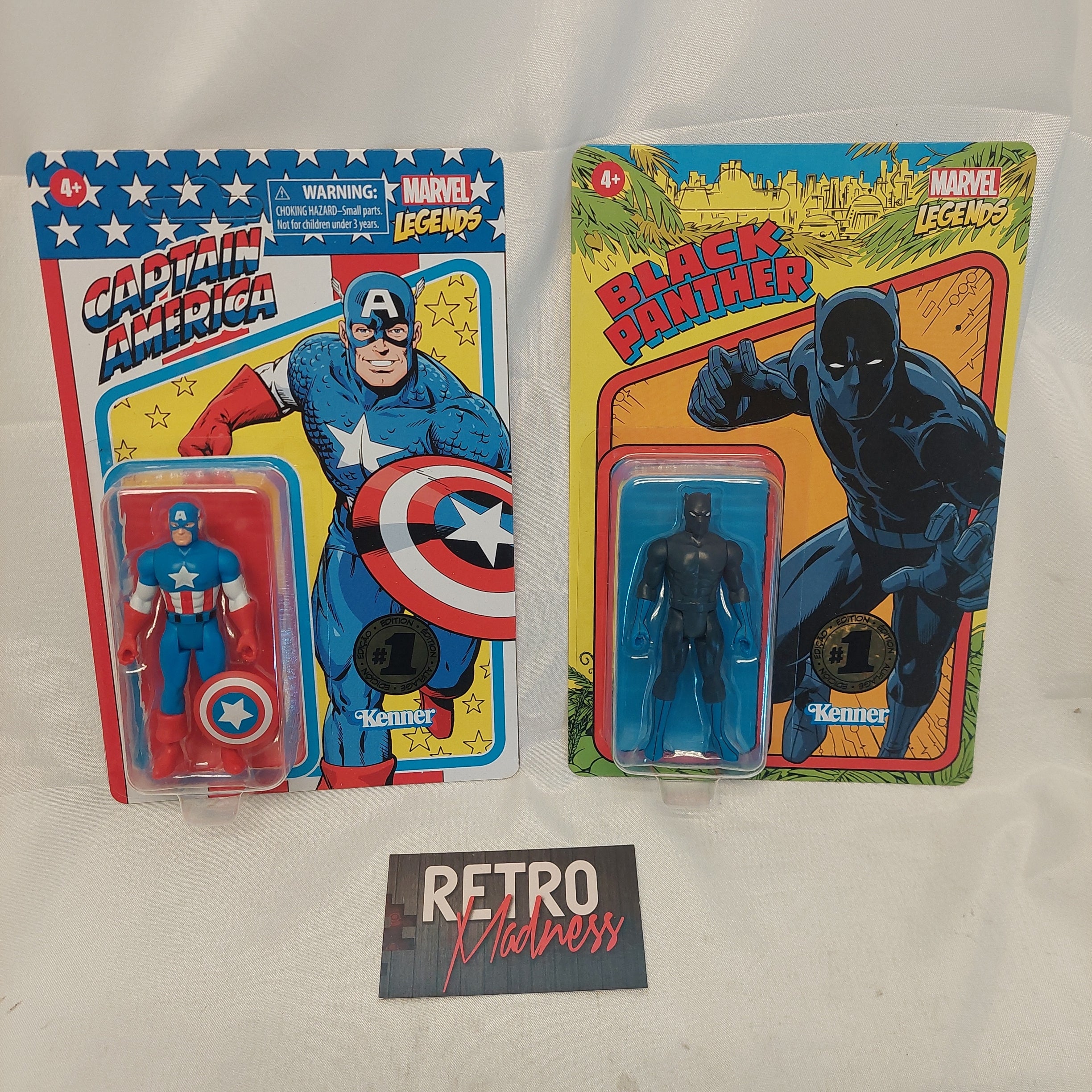 Marvel Comics Presents Black Panther and Captain America Figures 2-Pack