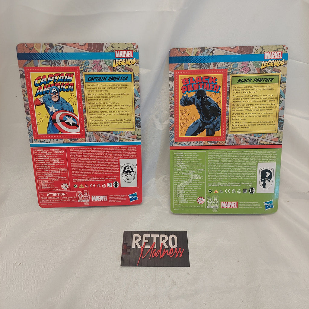 Marvel Comics Presents Black Panther and Captain America Figures 2-Pack