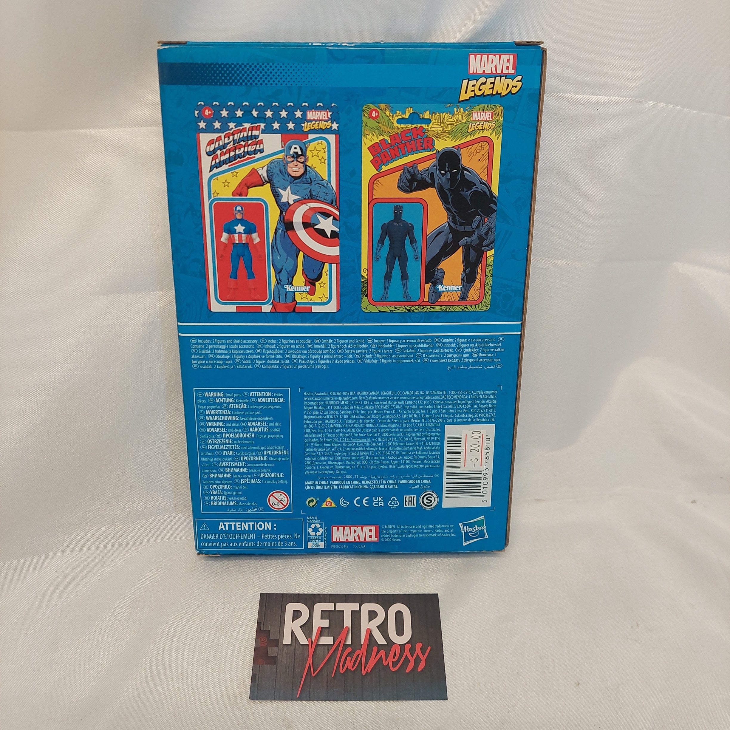Marvel Comics Presents Black Panther and Captain America Figures 2-Pack