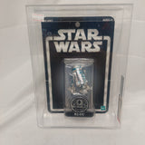 AFA Graded 8.5 2002 Hasbro Star Wars Silver Anniversary R2-D2 Figure