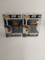 Funko Pop Star Wars Rogue One Jyn Erso 138 and 185 Lot