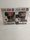 Funko Pop Star Wars Supreme Leader Snoke 199 and DJ 207 Lot