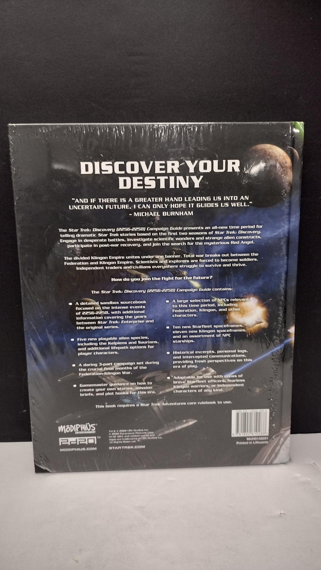 Star Trek Adventures: Discovery (2256–2258) Campaign Guide Hardcover (Modiphius - Brand New & Factory Sealed)