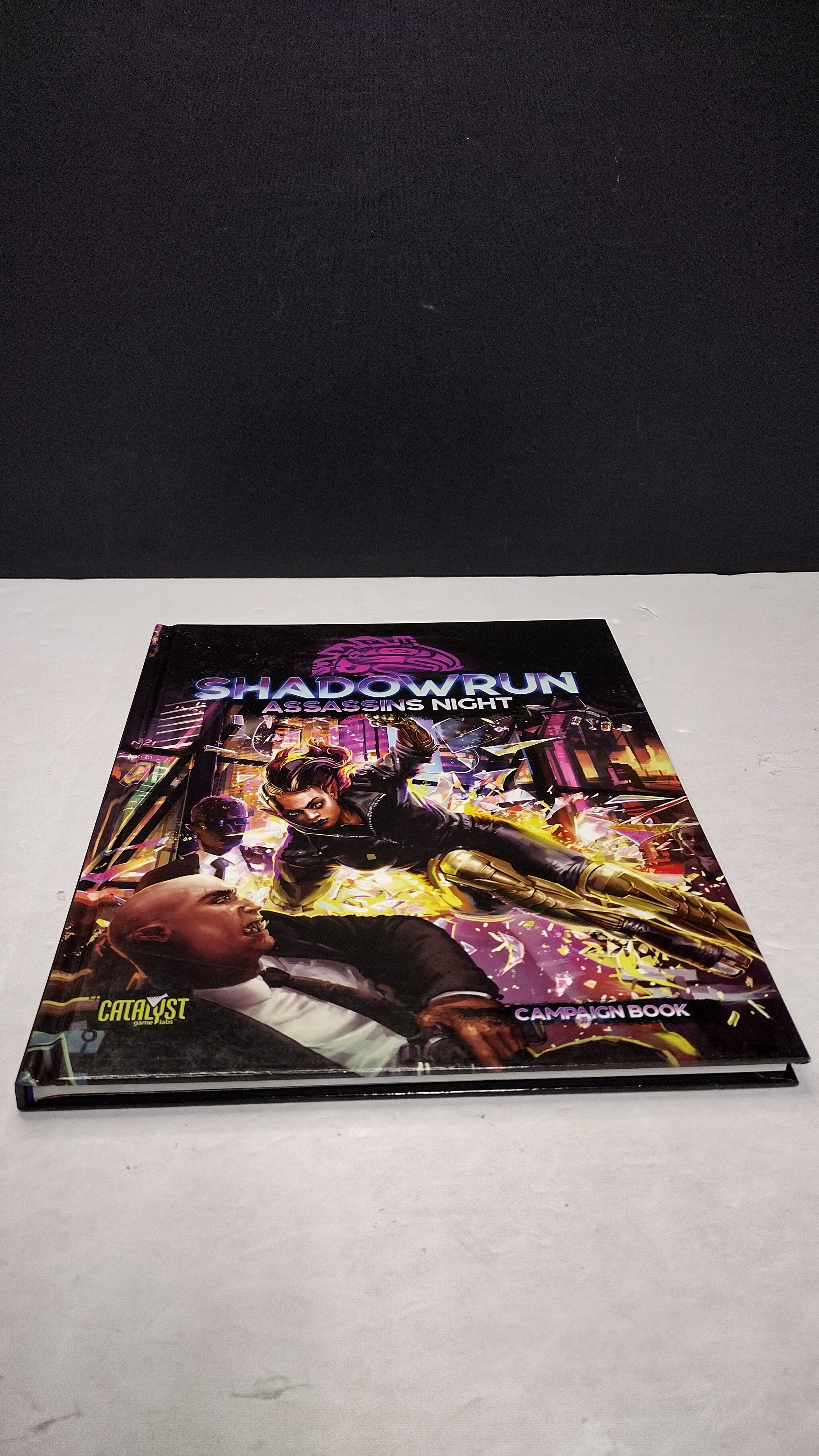 Shadowrun Sixth World: Assassins Night Campaign Book Hardcover (Catalyst Game Labs - Brand New, Unsealed)
