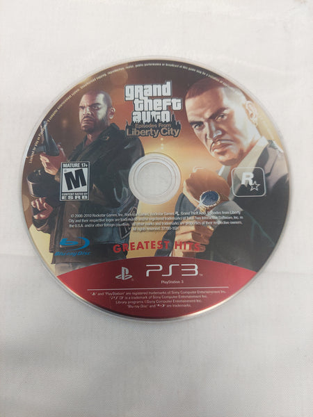 Sony PlayStation 3 PS3 Grand Theft Auto Liberty City Greatest Hits Game Disc ONLY