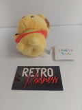 Disney Store Japan Urupocha Winnie the Pooh with Straw Hat 4 in. Plush with Tag