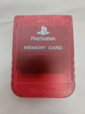 Sony Playstation Red Memory Card SCPH-1020 Untested