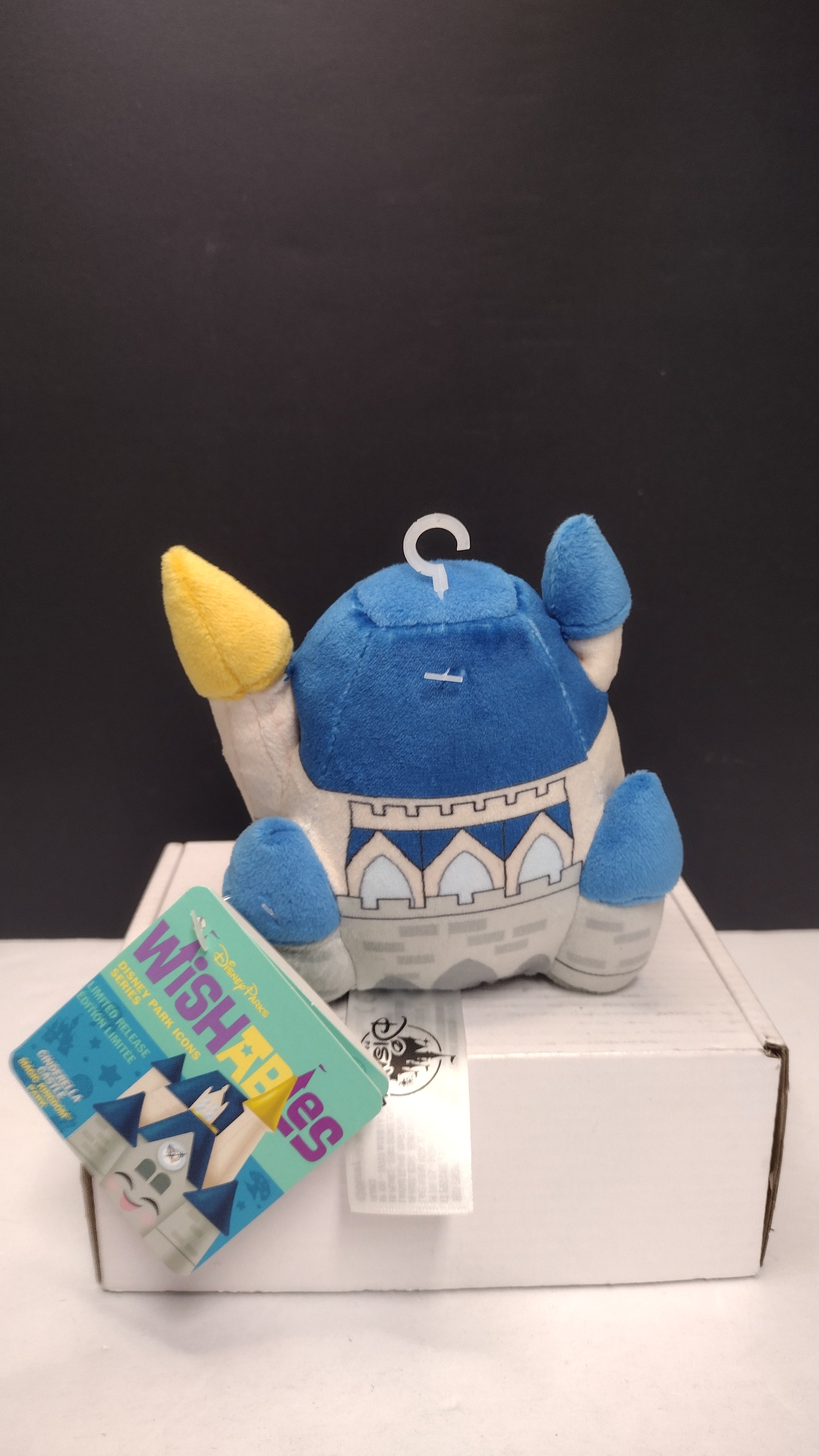 Disney Parks Wishables: Cinderella Castle Micro Plush – Disney Park Icons Series (With Hang Tag)