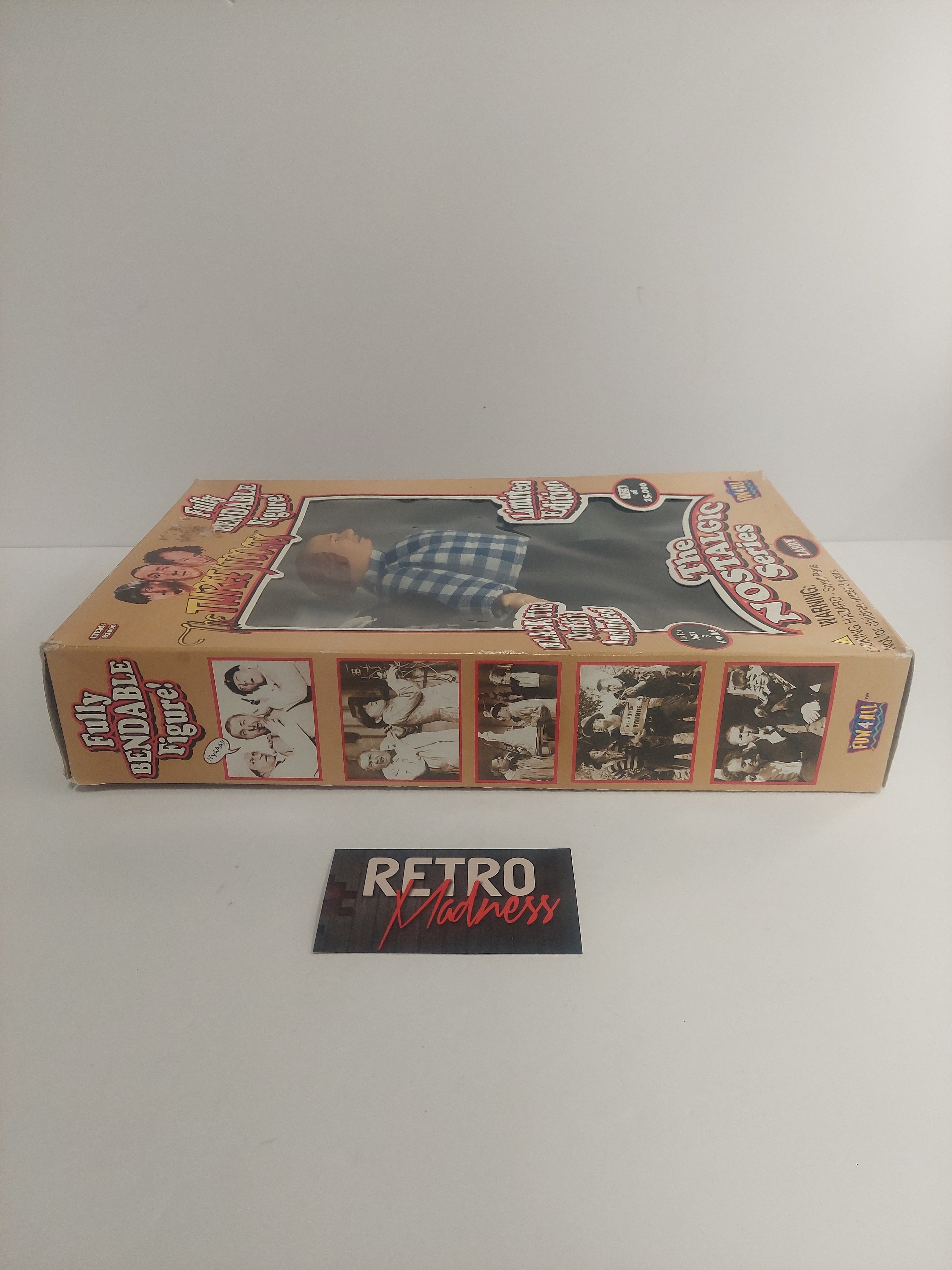 The Three Stooges The Nostalgic Series Larry Fully Bendable Figure