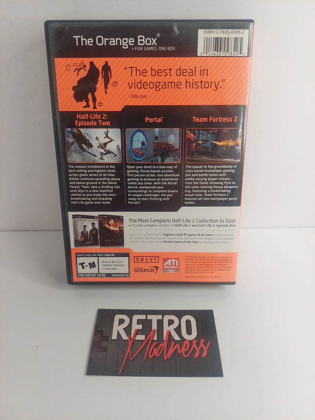 The Orange Box Half Life 2: Episode Two Team Fortress 2 PC Game